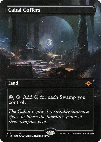Cabal Coffers (Borderless) - Modern Horizons 2 - 325 - FOIL