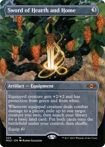 Sword of Hearth and Home (Borderless) - Modern Horizons 2 - 324 - FOIL