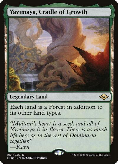 Yavimaya, Cradle of Growth - Modern Horizons 2 - 261 - FOIL