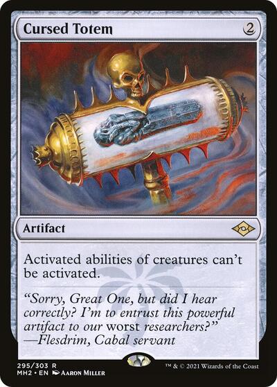Cursed Totem - Modern Horizons 2 - 295 - FOIL