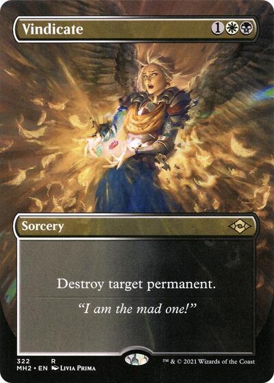 Vindicate (Borderless) - Modern Horizons 2 - 322 - FOIL
