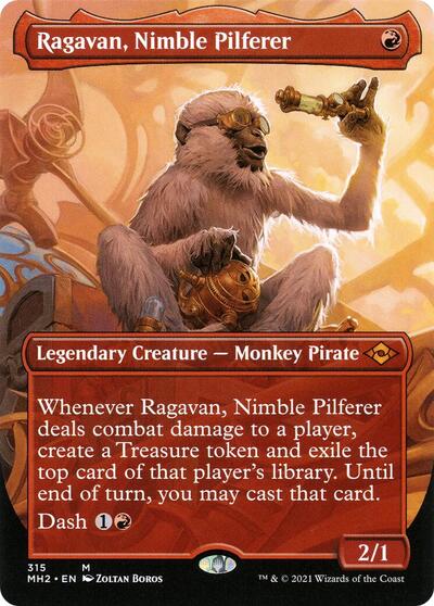 Ragavan, Nimble Pilferer (Borderless) - Modern Horizons 2 - 315 - FOIL