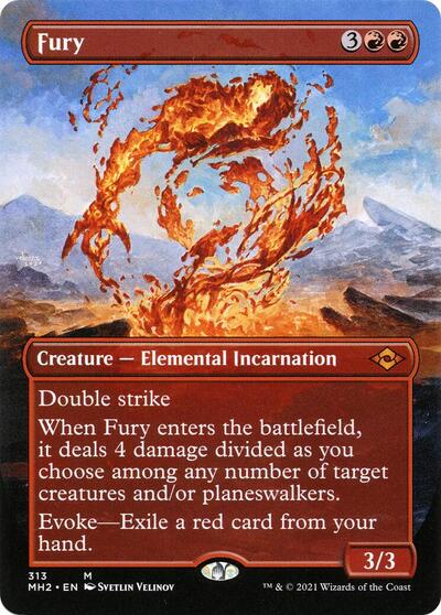 Fury (Borderless) - Modern Horizons 2 - 313 - FOIL