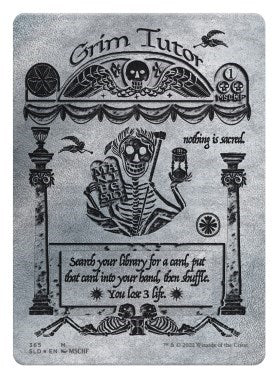 Grim Tutor (Silver Laminate) - Secret Lair Drop Series - 365 - FOIL