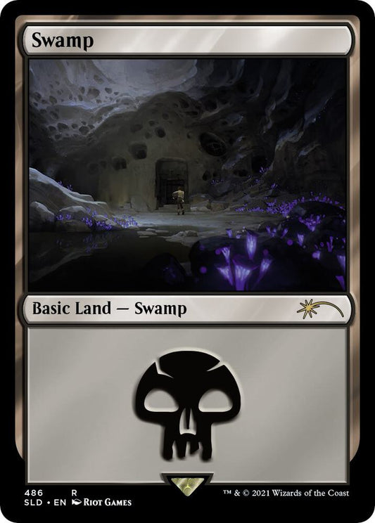 Swamp (Secret Lair x Arcane: Lands) - Secret Lair Drop Series - 486