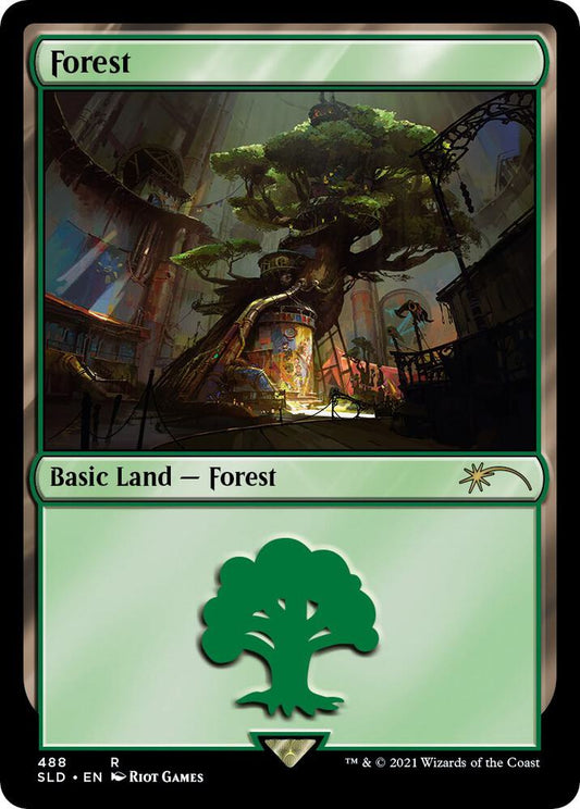 Forest (Secret Lair x Arcane: Lands) - Secret Lair Drop Series - 488