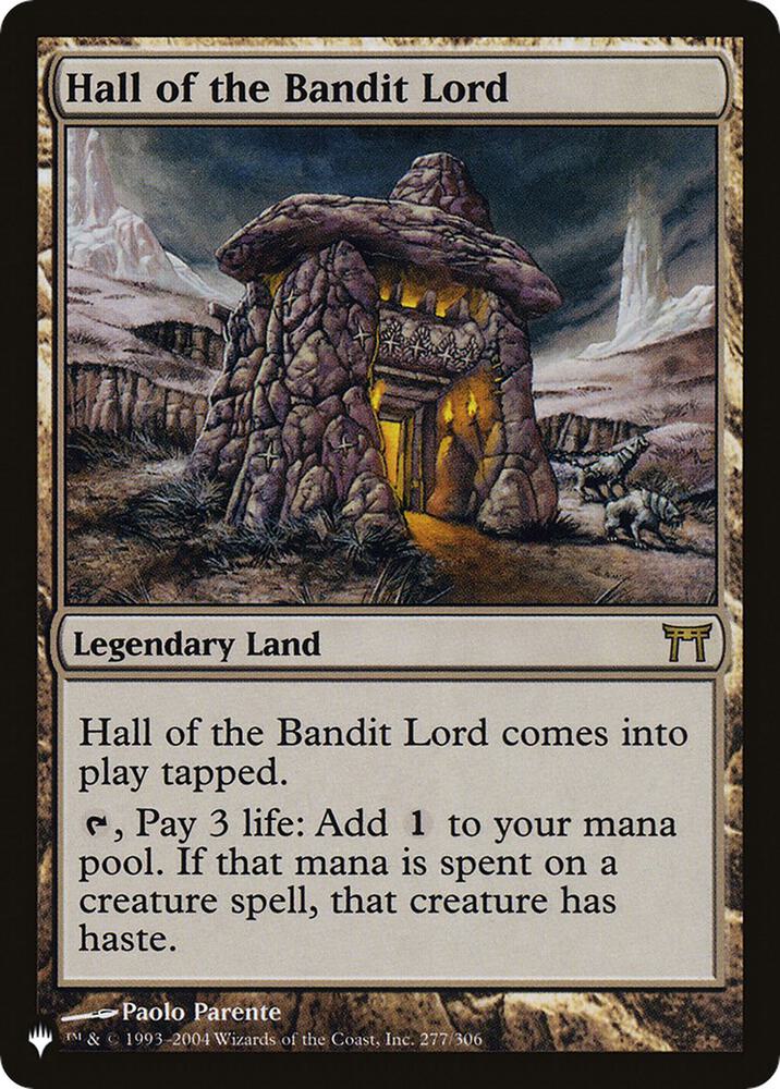 Hall of the Bandit Lord - The List Reprints - 277/306