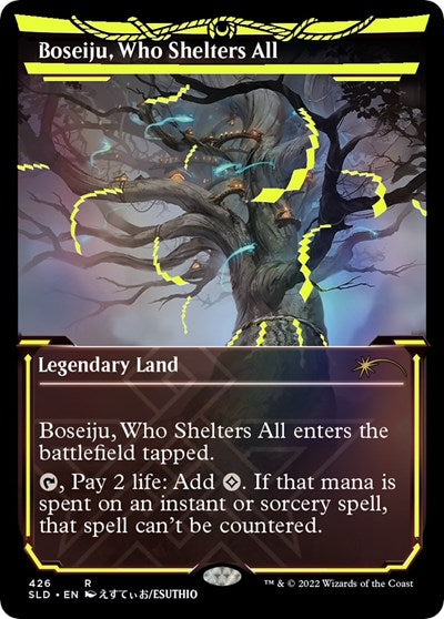 Boseiju, Who Shelters All (Neon Yellow) - Secret Lair Drop Series - 426