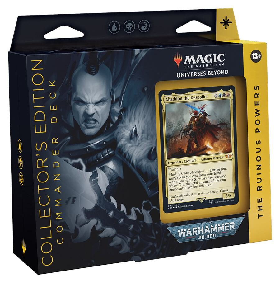 Universes Beyond: Warhammer 40,000 - The Ruinous Powers Commander Deck (Collector's Edition) - Universes Beyond: Warhammer 40,000 -