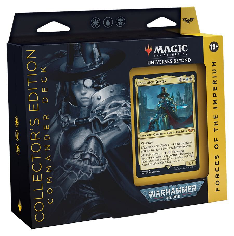 Universes Beyond: Warhammer 40,000 - Forces of the Imperium Commander Deck (Collector's Edition) - Universes Beyond: Warhammer 40,000 -