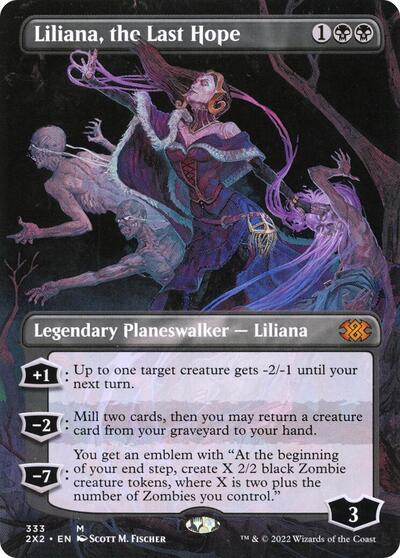 Liliana, the Last Hope (Borderless) - Double Masters 2022 - 333 - FOIL