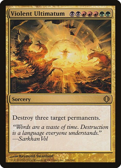 Violent Ultimatum - Shards of Alara - 206 - FOIL