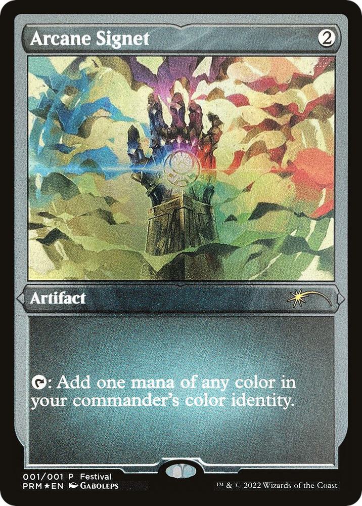 Arcane Signet (Foil Etched) - MagicFest Cards - 1
