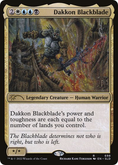 Dakkon Blackblade - Secret Lair Drop Series - 698 - FOIL