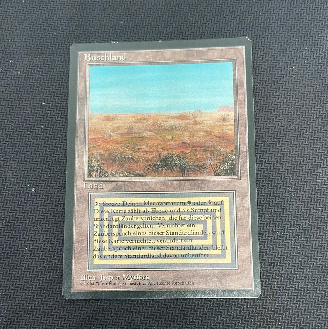 Scrubland - Revised GERMAN Black Bordered