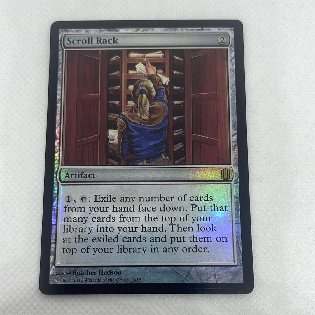 Scroll Rack - Commander’s Arsenal Foil – Making Mythic