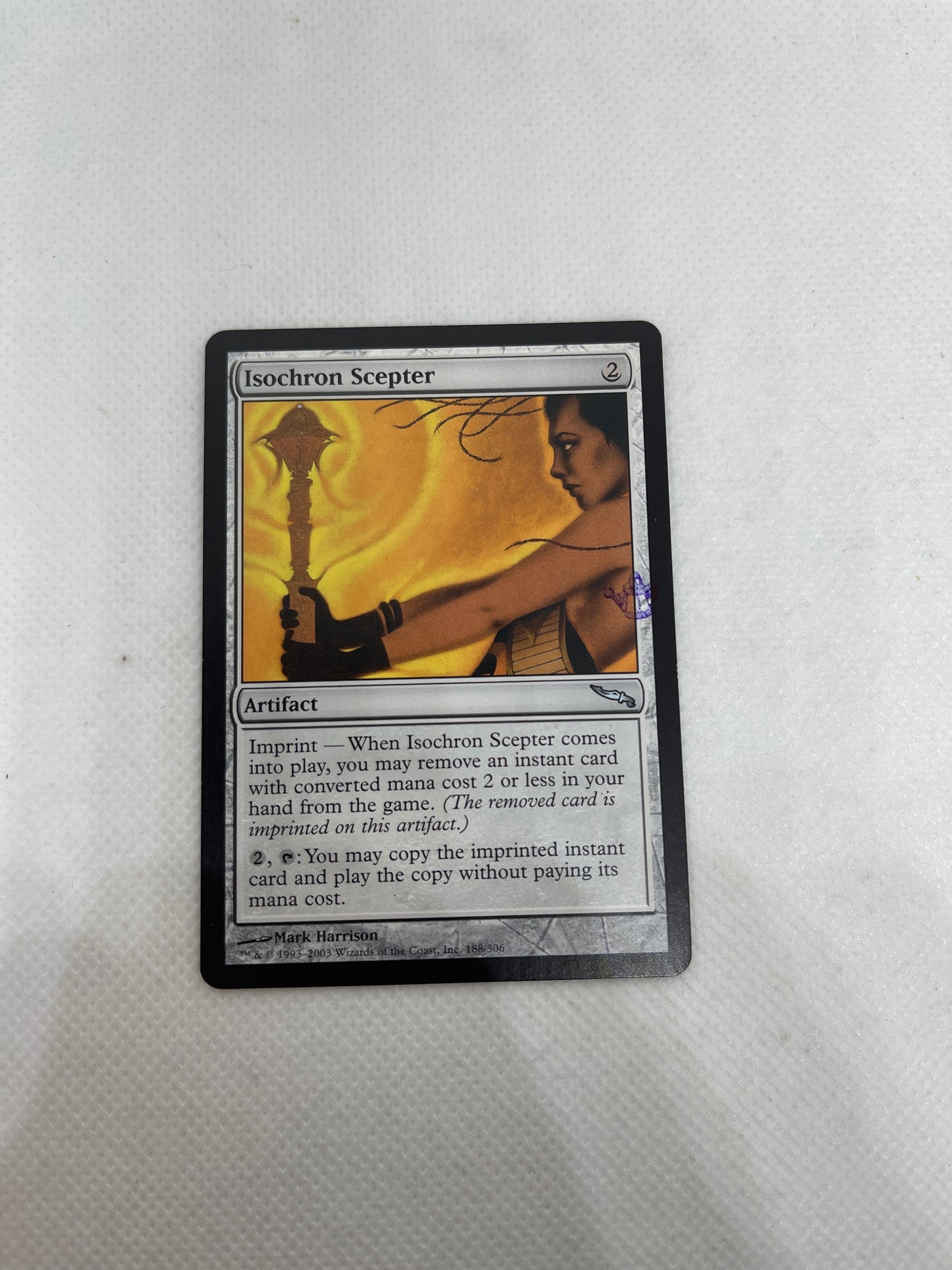 Isochron's Scepter - Mirrodin STAMPED