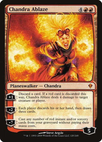 Chandra Ablaze - Zendikar - 120