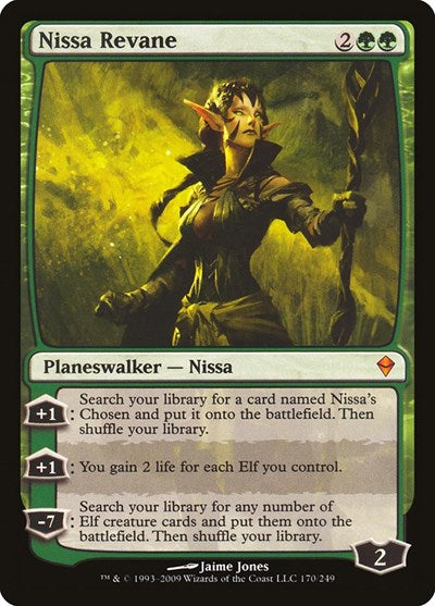 Nissa Revane - Zendikar - 170 - FOIL