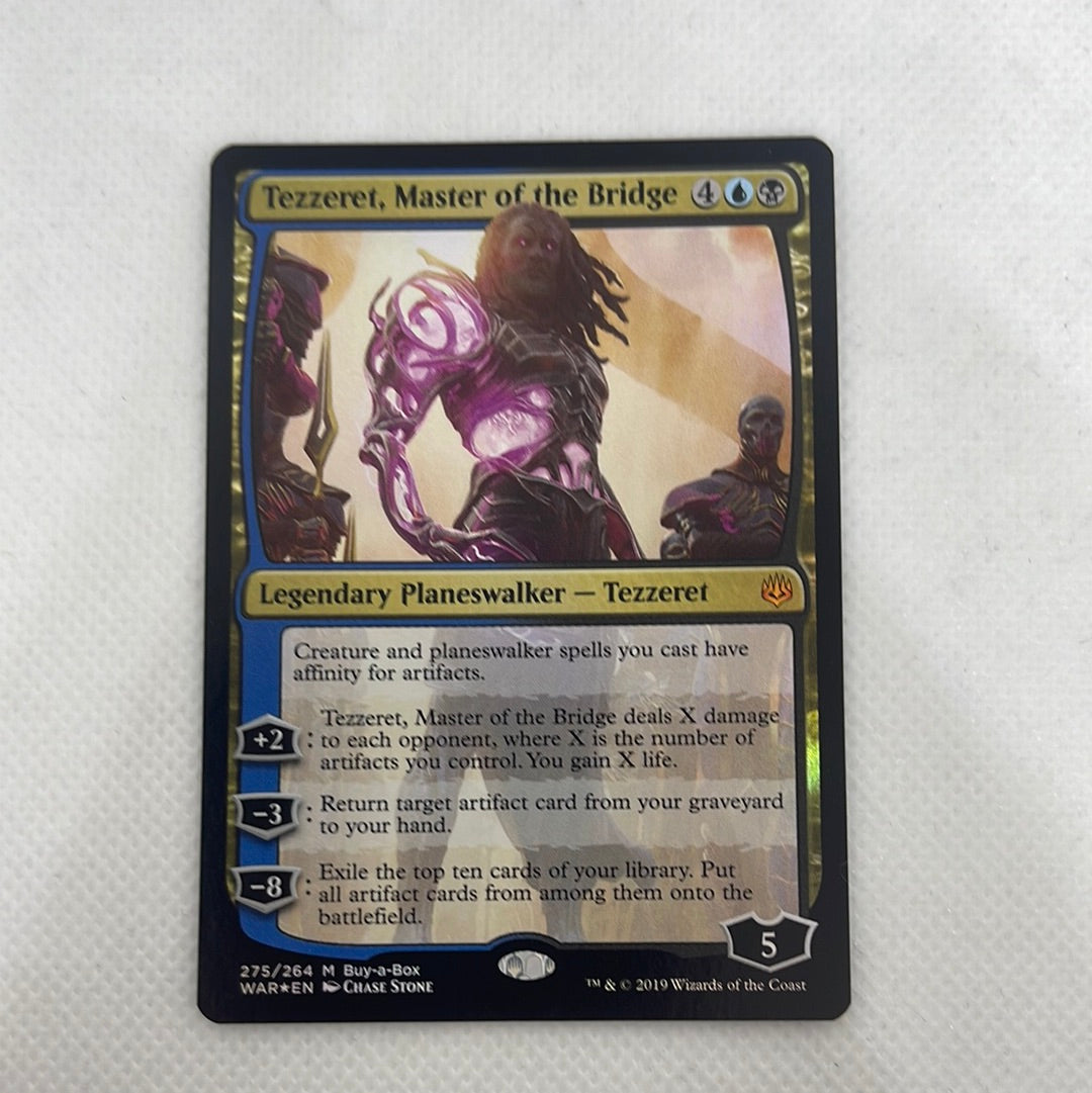 Tezzeret, Master of the Bridge - WAR Buy-a-Box Promo – Making Mythic