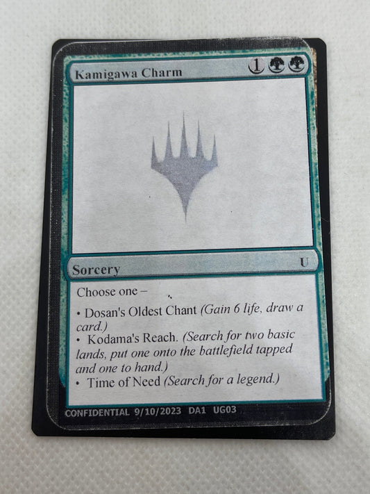 Kamigawa Charm - Un-Known Event Playtest Cards