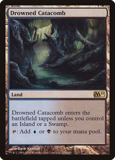 Drowned Catacomb - Magic 2011 (M11) - 224 - FOIL