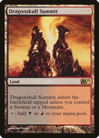 Dragonskull Summit - Magic 2011 (M11) - 223 - FOIL