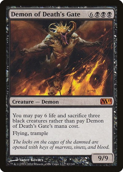 Demon of Death's Gate - Magic 2011 (M11) - 92 - FOIL
