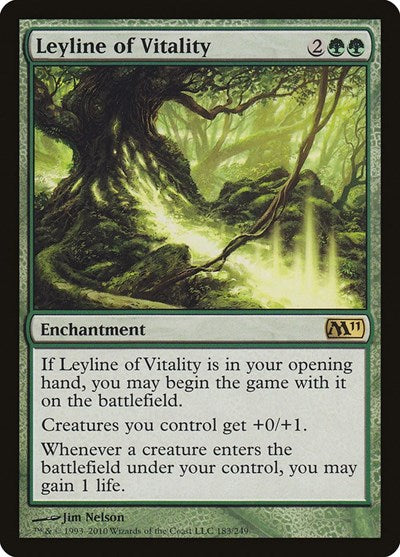 Leyline of Vitality - Magic 2011 (M11) - 183