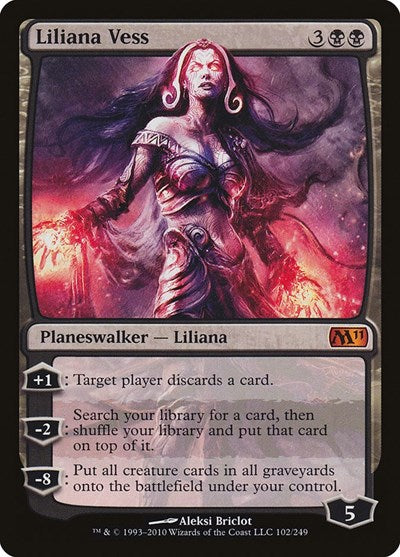 Liliana Vess - Magic 2011 (M11) - 102 - FOIL