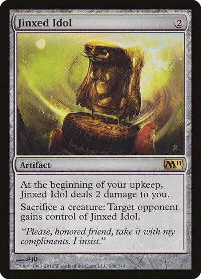 Jinxed Idol - Magic 2011 (M11) - 208 - FOIL