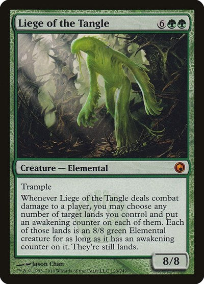 Liege of the Tangle - Scars of Mirrodin - 123 - FOIL