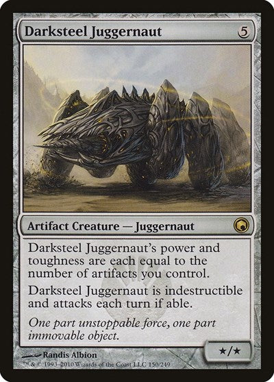 Darksteel Juggernaut - Scars of Mirrodin - 150 - FOIL