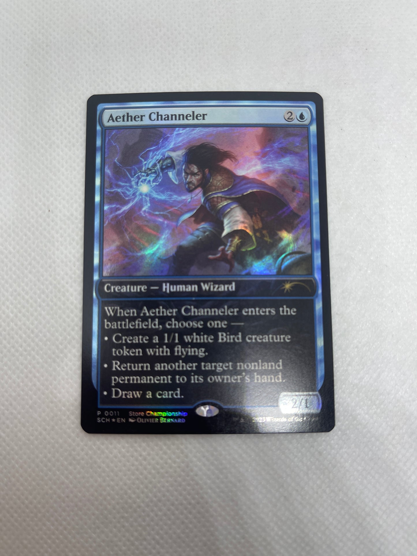 Aether Channeler - Store Championship Promo #0011 FOIL