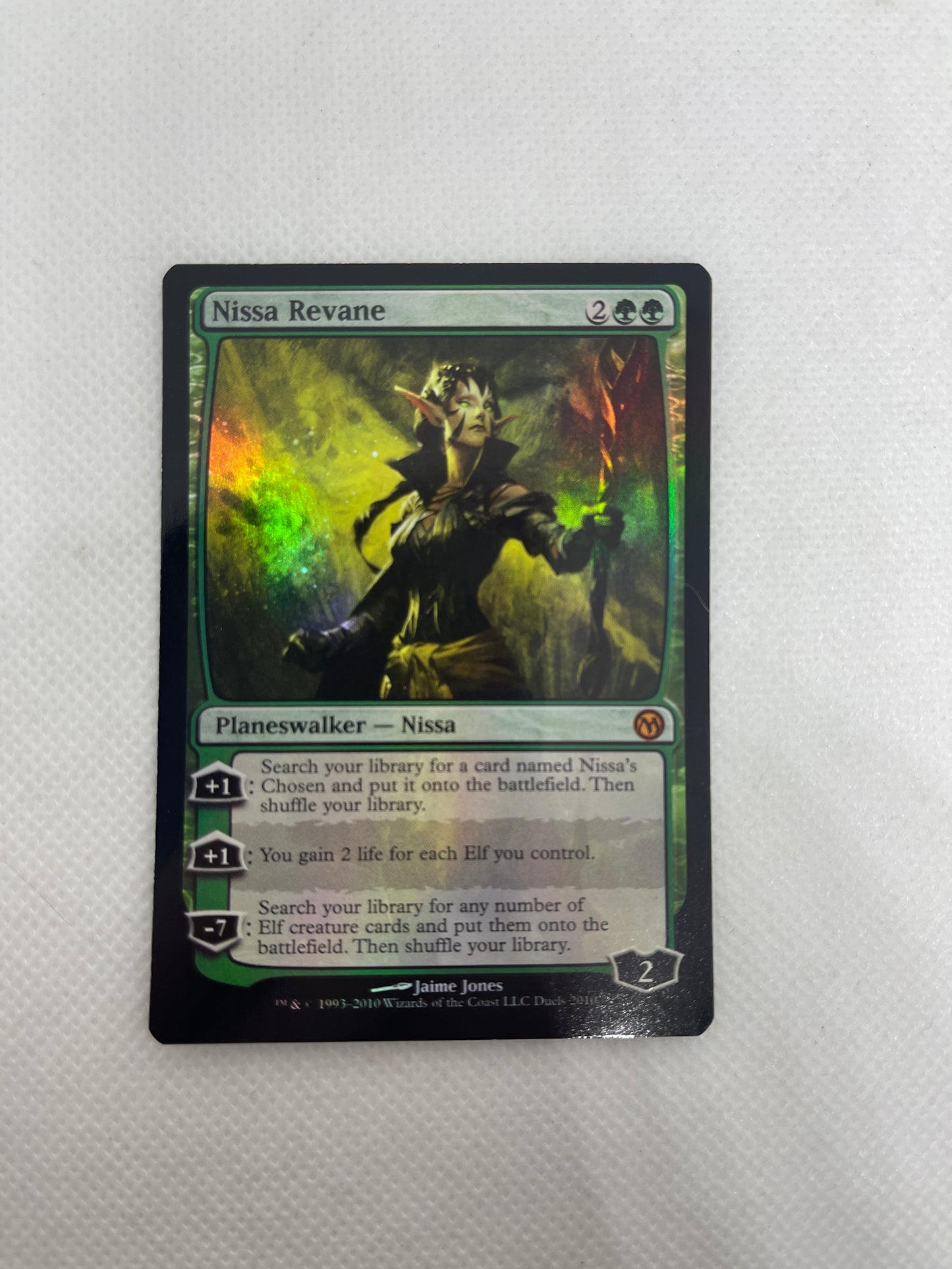 Nissa Revane - Duels of the Planeswalkers Promo #2010 FOIL