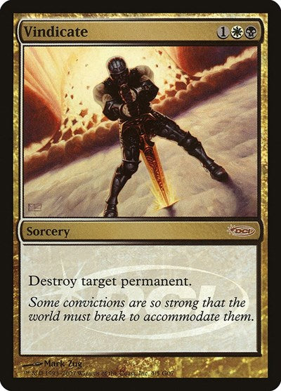Vindicate (2007) - Judge Promos - 4 - FOIL