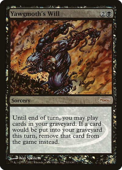 Yawgmoth's Will - Judge Promos - 3 - FOIL