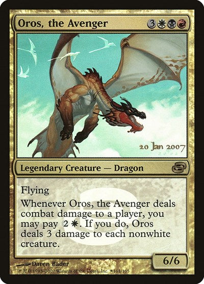 Oros, the Avenger - Prerelease Cards - 161 - FOIL