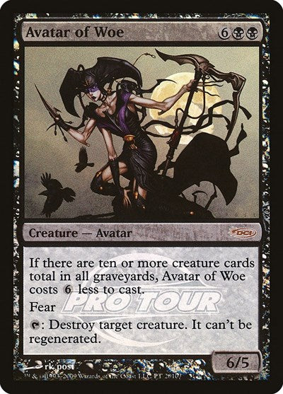 Avatar of Woe - Pro Tour Promos - PT 2010 - FOIL
