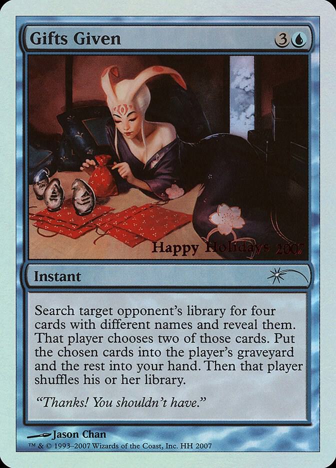Gifts Given - Special Occasion - 2007 - FOIL