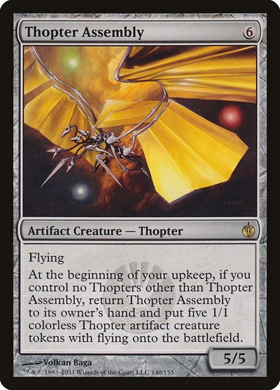 Thopter Assembly - Mirrodin Besieged - 140 - FOIL