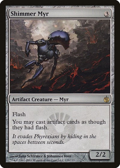 Shimmer Myr - Mirrodin Besieged - 129 - FOIL