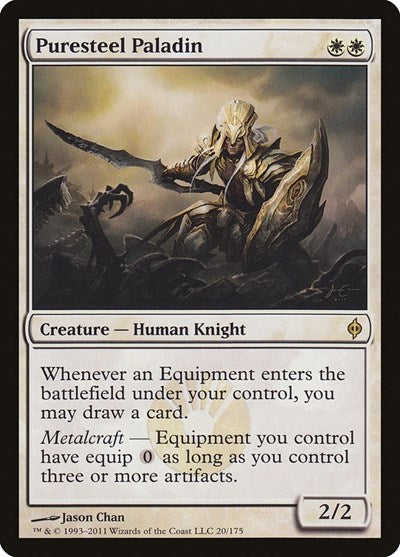 Puresteel Paladin - New Phyrexia - 20 - FOIL