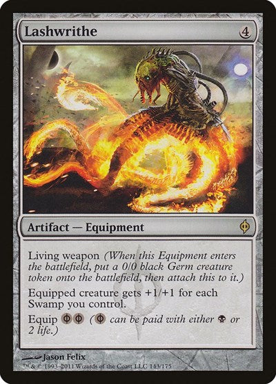 Lashwrithe - New Phyrexia - 143 - FOIL