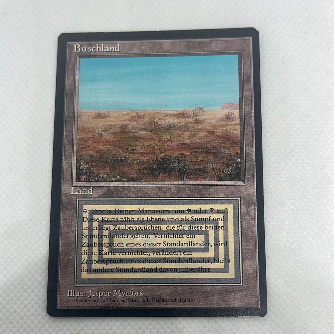 Scrubland - Revised GERMAN Black Bordered