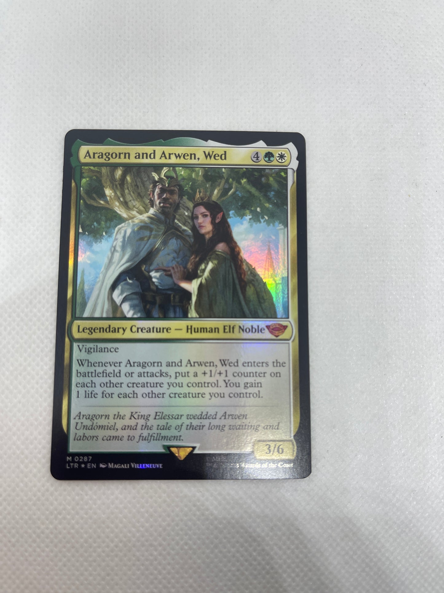 Aragorn and Arwen, Wed - The Lord of the Rings #0287 FOIL