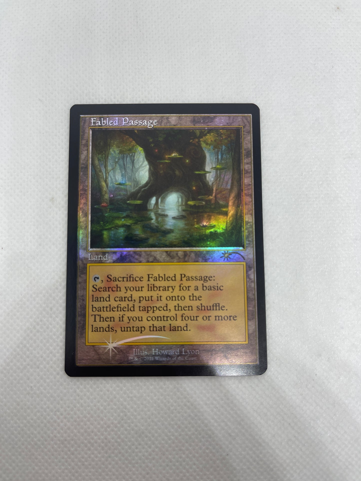 Fabled Passage - WPN Retro Frame Promo #001 FOIL