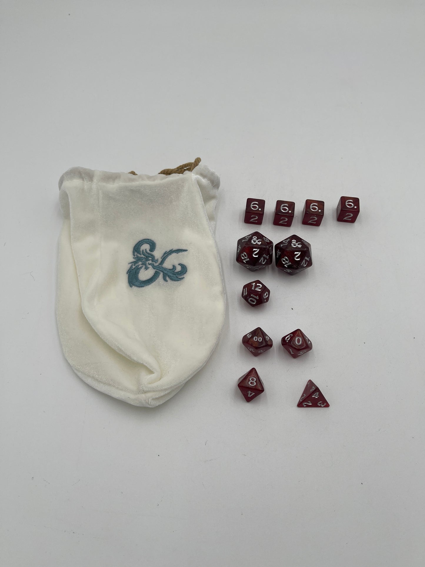 D&D Dice and Bag