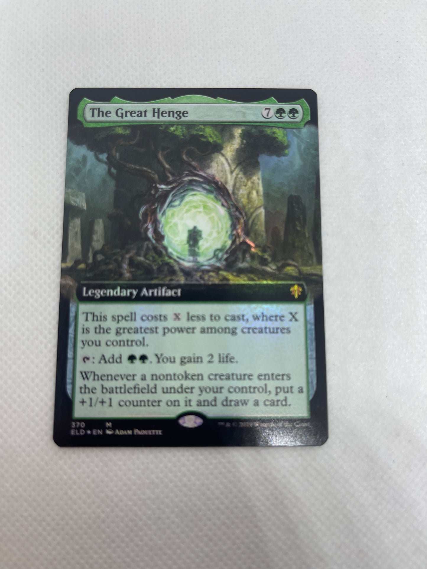 The Great Henge - Throne of Eldraine Extended Art #370 FOIL