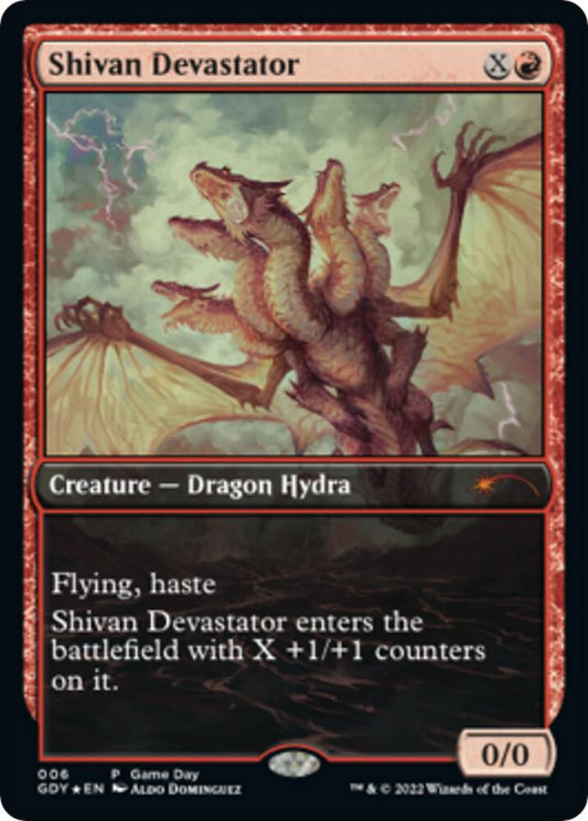 Shivan Devastator - Game Day & Store Championship Promos - FOIL - 6